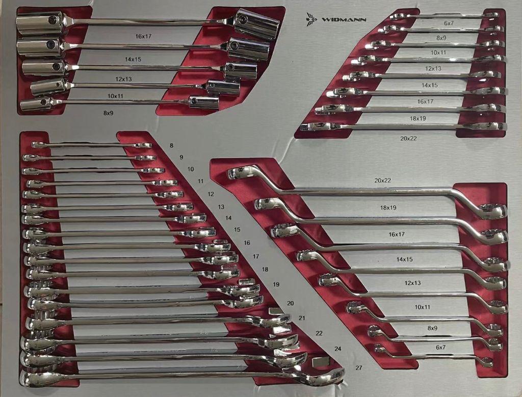 WIDMANN ULTRA PRO TOOLS 7/7 FULL DRAWERS - NEW TOOLS - RED