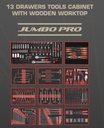 [TCJM13-R] WIDMANN JUMBO PRO-13 DRAWERS -RED