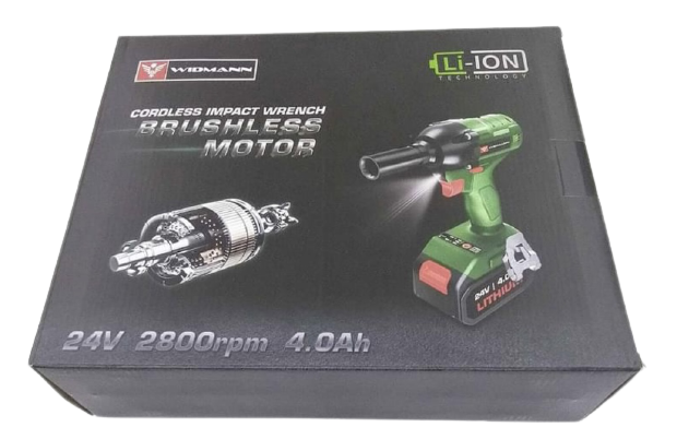 Clé à choc 24V 4 AH WIDMANN 2 batteries