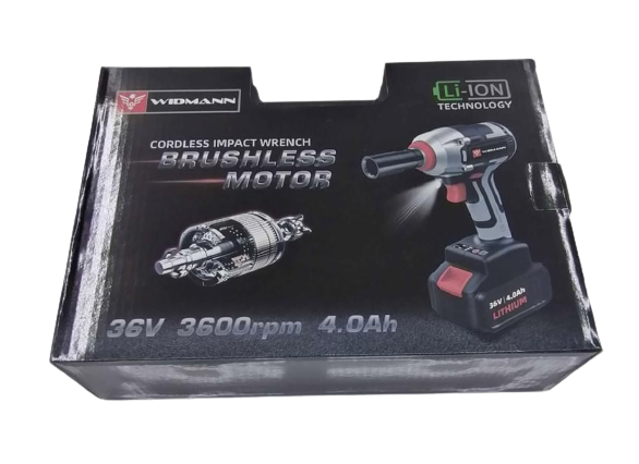 Clé à choc 36V 4 AH WIDMANN 2 batteries