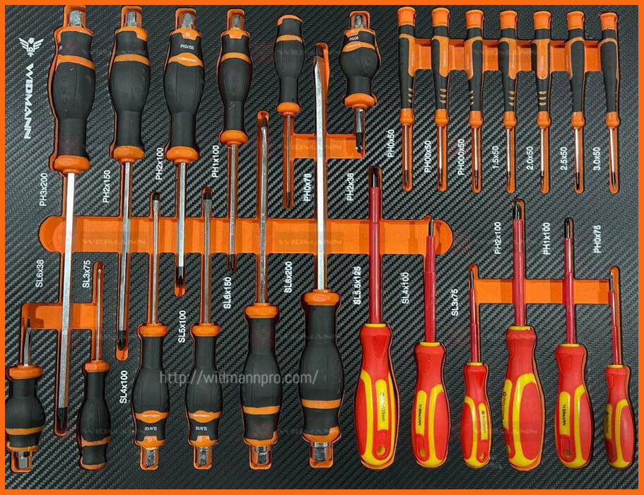 WIDMANN TOOLS CABINET - 7 LAYERS - ORANGE