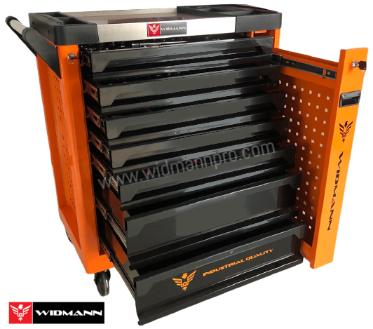 WIDMANN TOOLS CABINET  8 LAYERS ORANGE